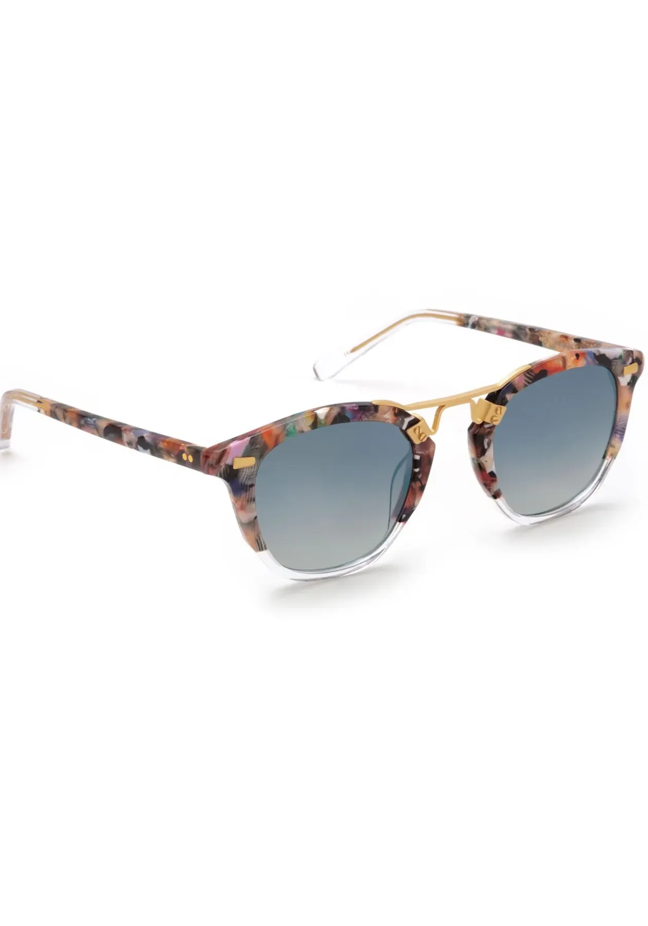 Beau | Capri To Crystal 24K Mirrored-Sunglasses|KREWE Fashion
