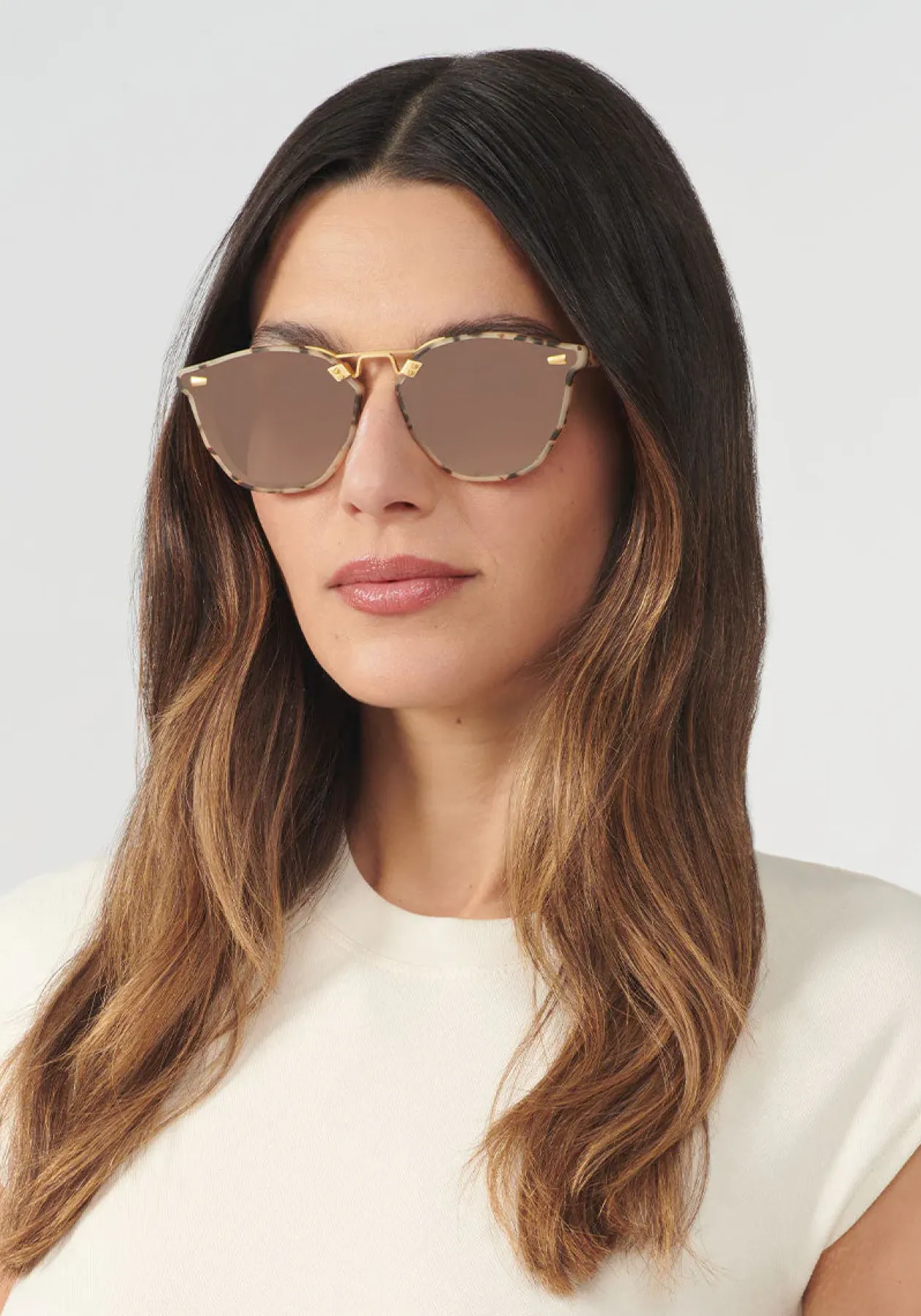 Beau Nylon | Matte Oyster 18K Mirrored|KREWE New