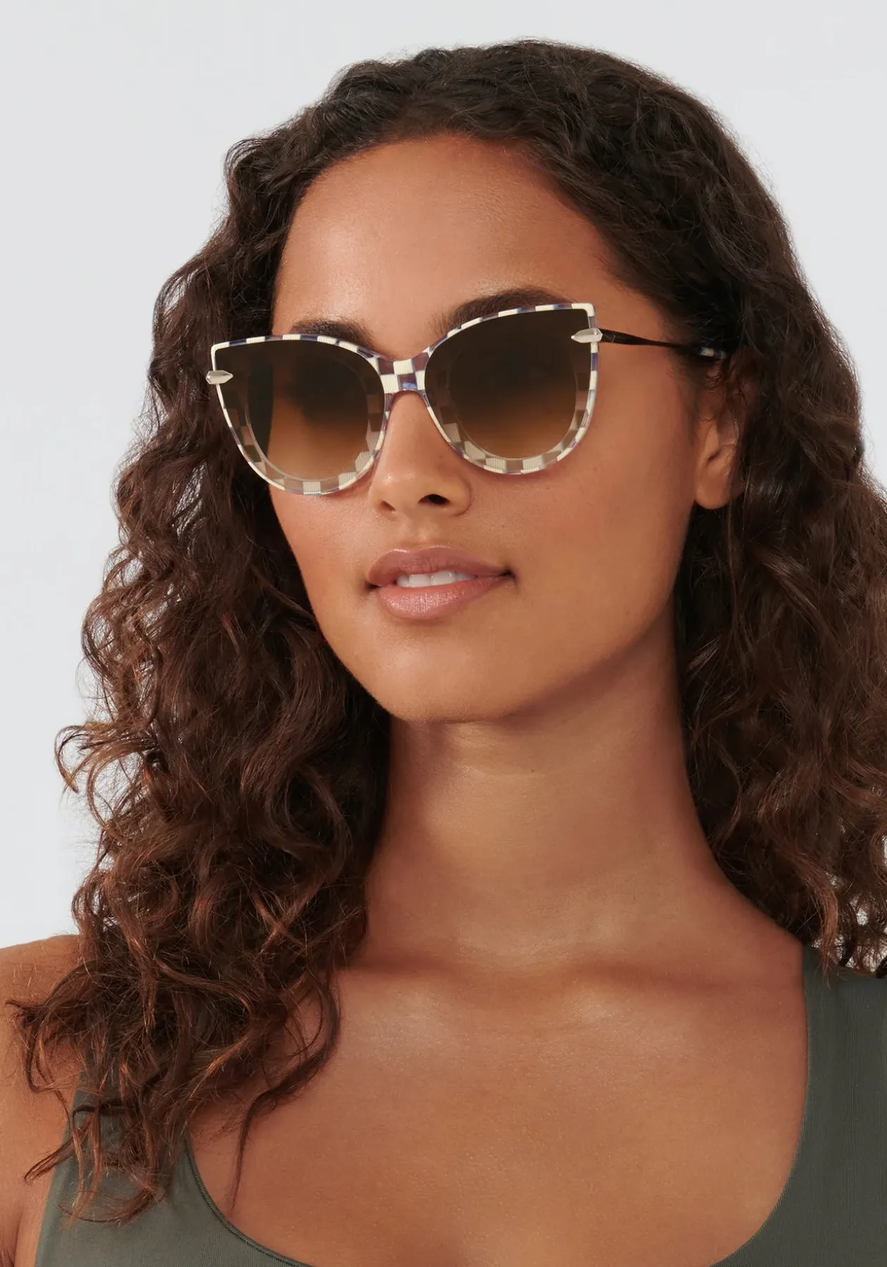 Laveau Nylon | Gingham Over Crystal|KREWE Cheap