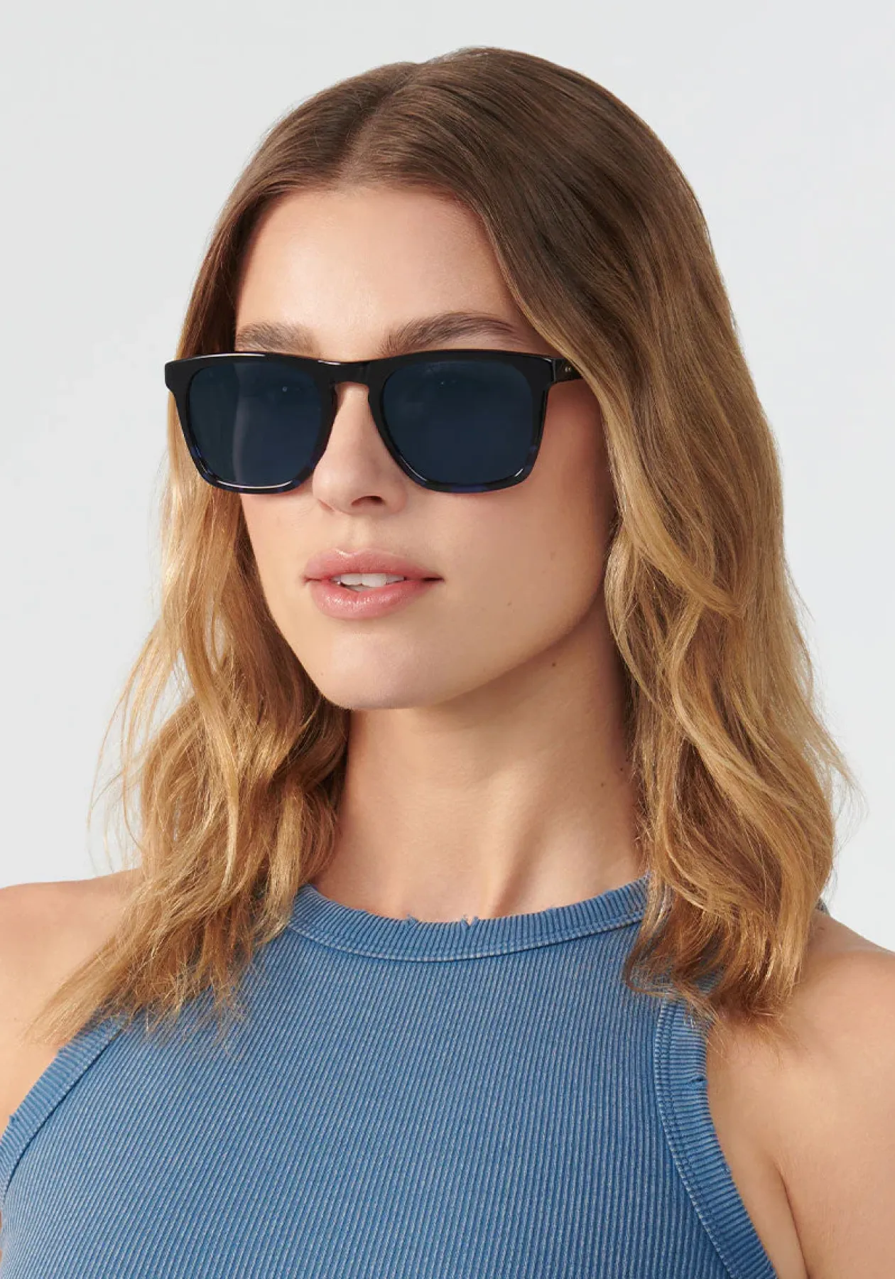 Lenox | Black + Cobalt Polarized|KREWE Fashion