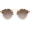 St. Louis Mirrored | Matte Oyster To Crystal Mirror Polarized 24K|KREWE New